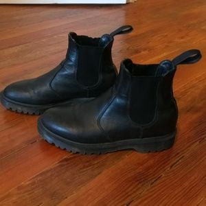 Dr. Martens 2976 All Black Leather Chelsea Boots